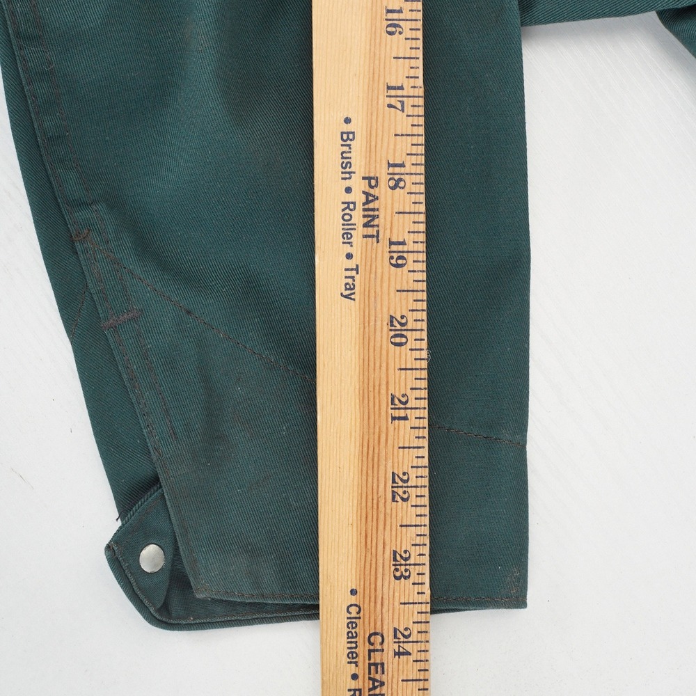 Vintage Big Ben Wrangler Coveralls Men 40 Reg Green Canvas Mechanic USA - Picture 10 of 16